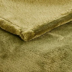 FLANELLA Manta Verde|CASA Outlet