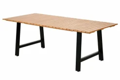 FORMAX Mesa De Jardín Con Patas En A Natural/negro|CASA Discount