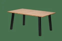 FORMAX Mesa De Jardín Con Patas En X Natural/negro|CASA Sale