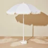 FRANJA & VALINO Parasol Set Blanco|CASA Hot