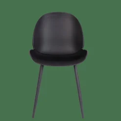 FREYA Silla De Comedor Negro|CASA Outlet