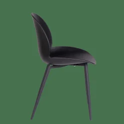 FREYA Silla De Comedor Negro|CASA Outlet