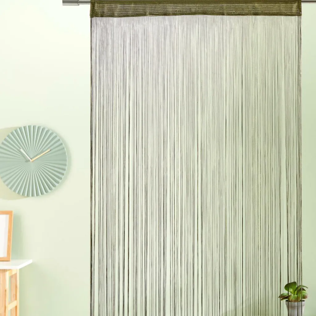 GREEN Cortina De Flecos Verde|CASA Discount