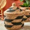 GUATEMALA Cesta Negro, Natural|CASA Outlet