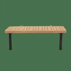HANNA Lounge Mesa Auxiliar Negro, Natural|CASA Online
