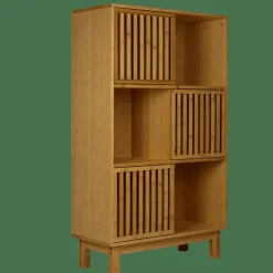 HELGE Armario Compartimentos Natural|CASA Outlet