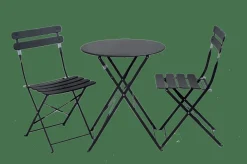 IMPERIAL Mesa Plegable Redondo Negro|CASA Discount