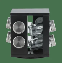 INDUSTRIA Carrusel De Hierbas 8 Botes Negro|CASA Discount