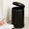 INDUSTRIA Cubo Con Pedal 5L Negro|CASA Hot