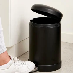 INDUSTRIA Cubo Con Pedal 5L Negro|CASA Hot
