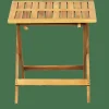 JOSHUA Mesa Plegable Marrón|CASA Clearance