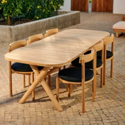 JULES Conjunto De Jardín Con Cojines Negro|CASA Clearance