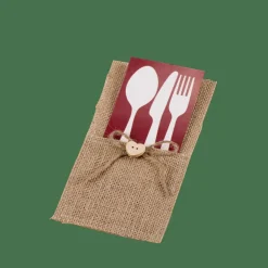 JUTE Bolsita Portacubiertos Natural|CASA