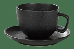 MAGMA Taza Y Plato 20 CL Negro|CASA Clearance