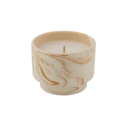 MARBLE Vela De Exterior Blanco, Naranja|CASA Outlet