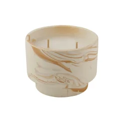 MARBLE Velas De Exterior Blanco, Naranja|CASA Best