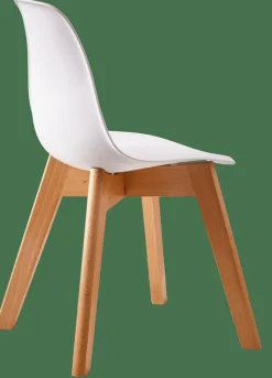 MATHIAS Silla Para Niños Blanco, Natural|CASA Hot