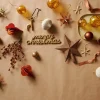 MERRY XMAS Decoración Dorado|CASA Discount