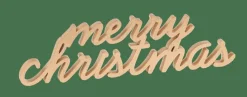 MERRY XMAS Decoración Dorado|CASA Discount