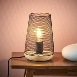 MESH Lámpara De Mesa Negro|CASA Outlet