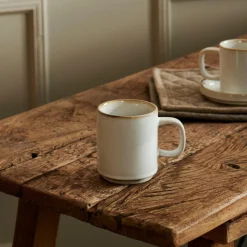 MINERAL MARBLE Taza Con Asa 30 CL Blanco|CASA New