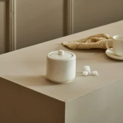MOON Azucarero Con Tapa Blanco|CASA Best