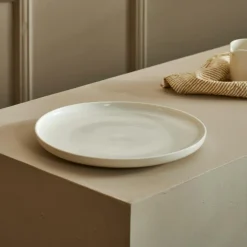 MOON Plato Llano Blanco|CASA New