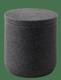 MOON Soporte De Algodones Con Tapa Gris Oscuro|CASA Online