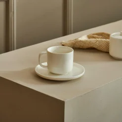 MOON Taza Y Plato 20 CL Blanco|CASA Sale