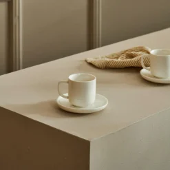 MOON Taza Y Plato 9 CL Blanco|CASA Online