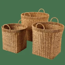MYKONOS Cesta L Natural|CASA Outlet
