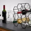 NAU Botellero Para 9 Botellas Negro|CASA Outlet