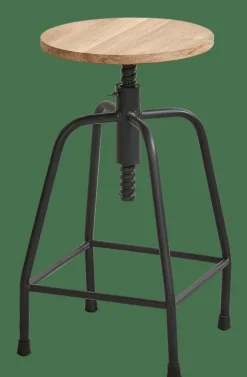 NEW BEDFORD Taburete Negro, Natural|CASA Clearance