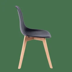 NEW MATS Silla De Comedor Negro|CASA Best