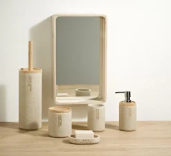 NEW RESIN Cepillo WC En Soporte Natural|CASA Clearance