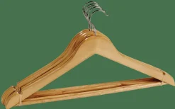 NEW WOOD Perchas Juego De 5 Natural|CASA New