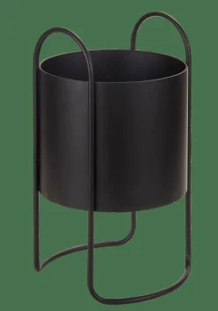 OLGA Macetero Negro|CASA Outlet