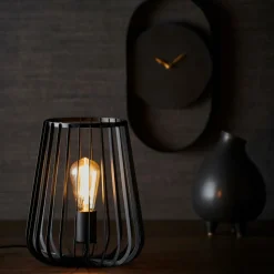 ORION Lámpara De Mesa Negro|CASA Best