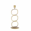 OVAL Soporte Para Vela Pequeña Bronceado|CASA Hot