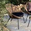 PAPAYO Silla Lounge Con Cojín Natural|CASA Discount