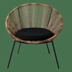 PAPAYO Silla Lounge Con Cojín Natural|CASA Discount