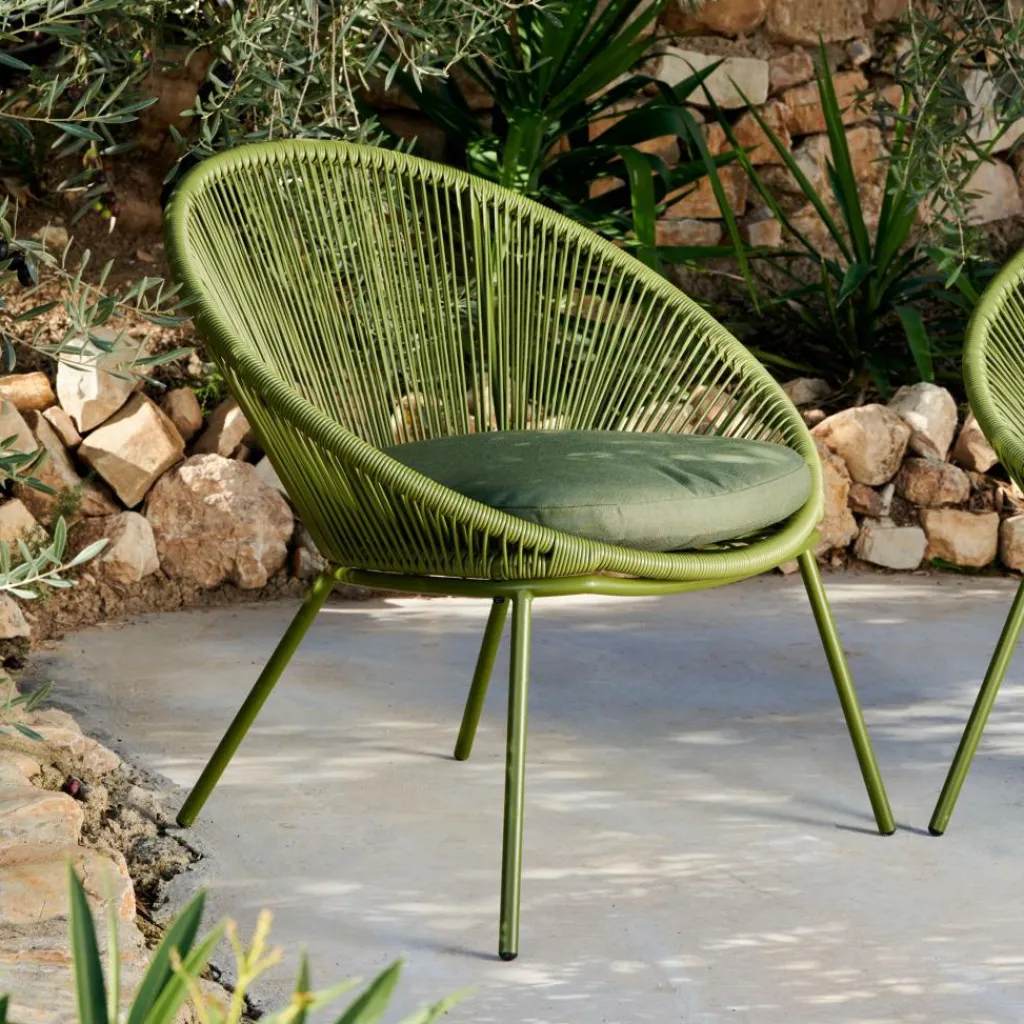 PAPAYO Silla Lounge Con Cojín Verde|CASA Online