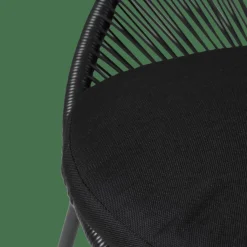 PAPAYO Silla Lounge Negro|CASA Hot