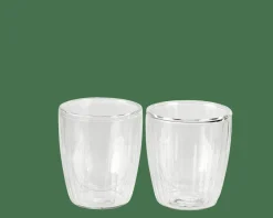 PAUSA Vaso De Doble Pared Juego De 2 12,5 CL Transparente|CASA Best
