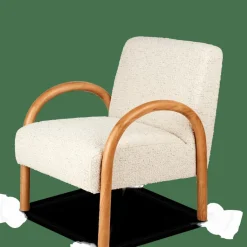 PHOEBE Butaca Blanco|CASA Discount
