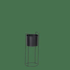 PLUTO Macetero Negro|CASA Outlet