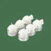 POLA Velas Peq Oso Polar Juego De 6 Blanco|CASA Clearance