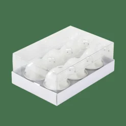 POLA Velas Peq Oso Polar Juego De 6 Blanco|CASA Clearance