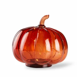 PUMPKIN Led Portavelas Terracota|CASA Best