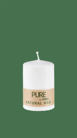 PURE Vela Cilíndrica Blanco|CASA Sale